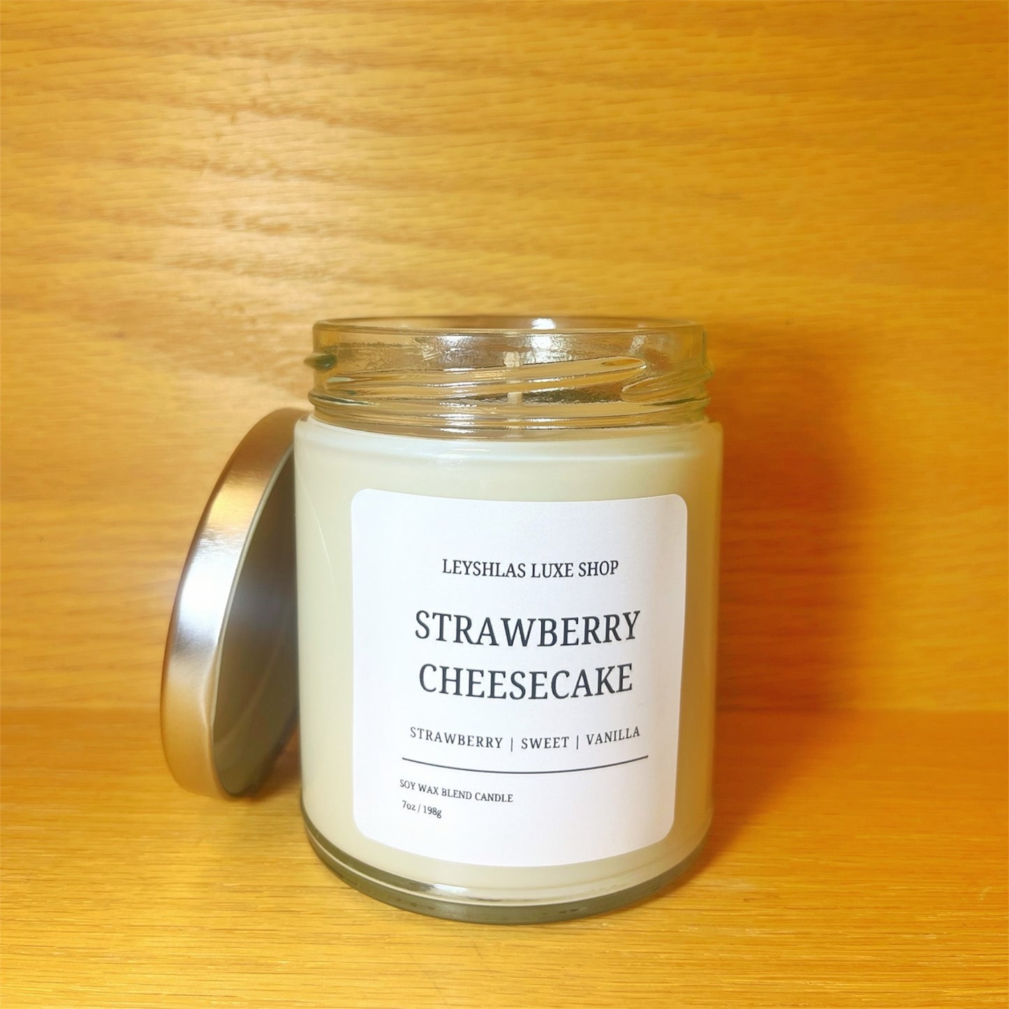 STRAWBERRY CHEESECAKE 7 OZ. CANDLE