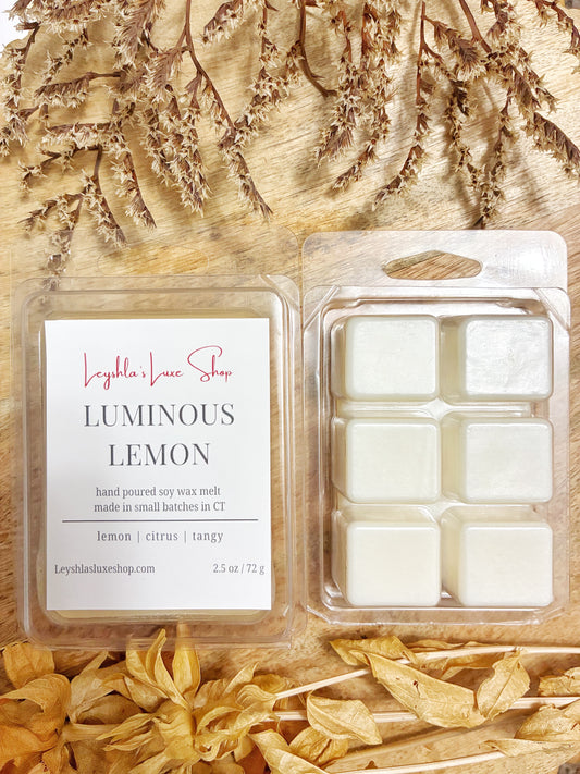 LUMINOUS LEMON WAX MELT
