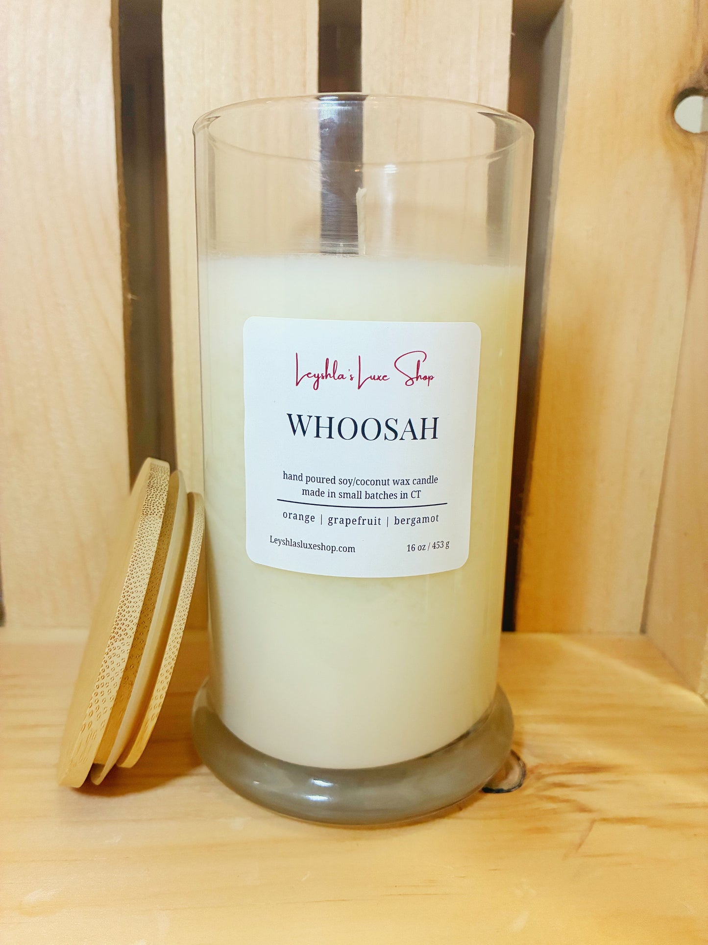 WHOOSAH 16 OZ. CANDLE