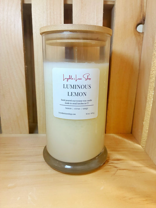 LUMINOUS LEMON 16 OZ. CANDLE