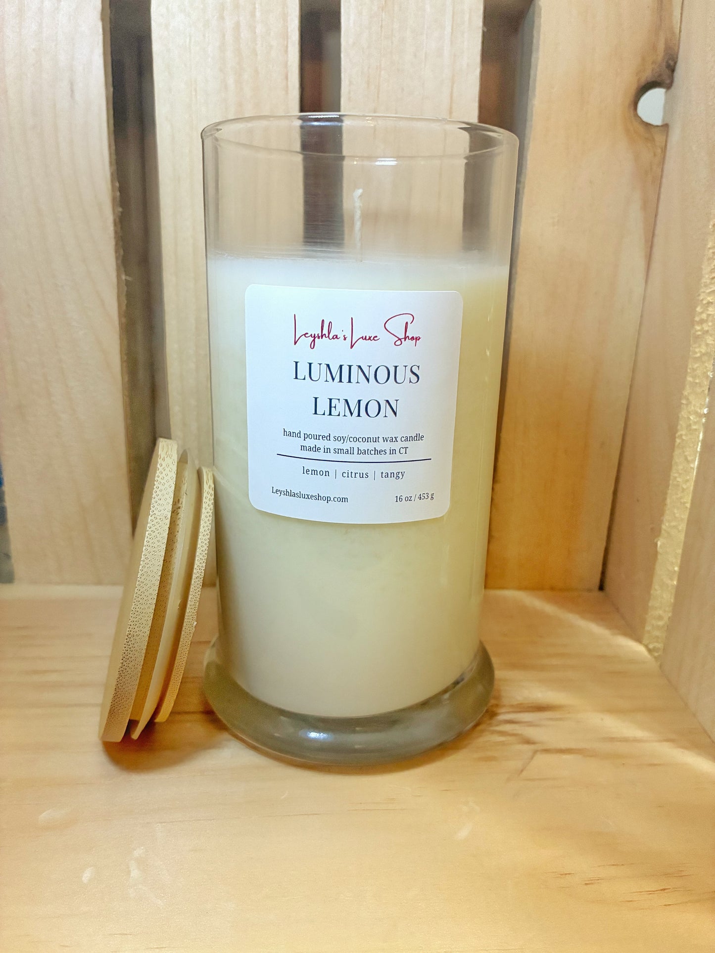 LUMINOUS LEMON 16 OZ. CANDLE