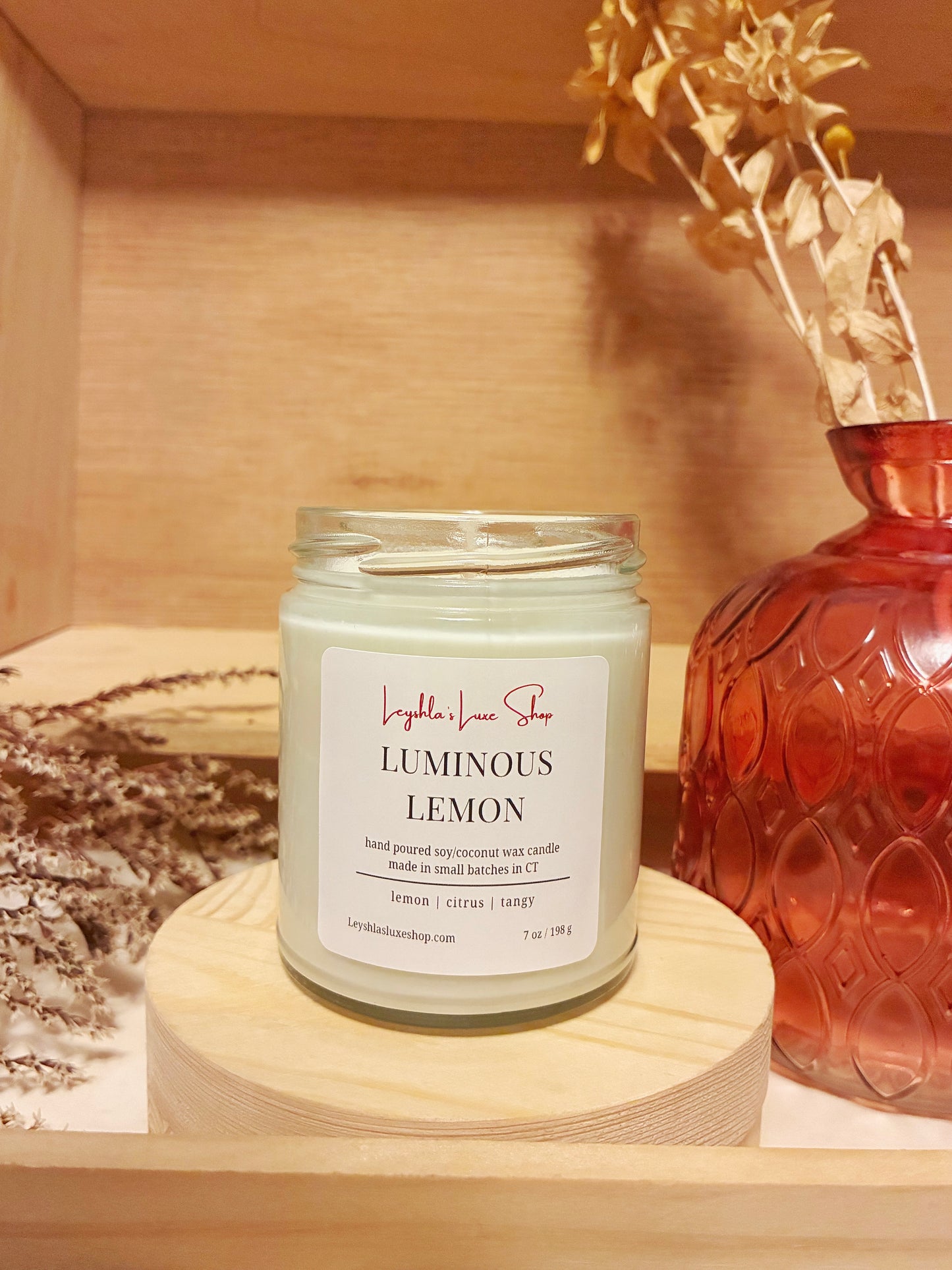 LUMINOUS LEMON 7 OZ. CANDLE
